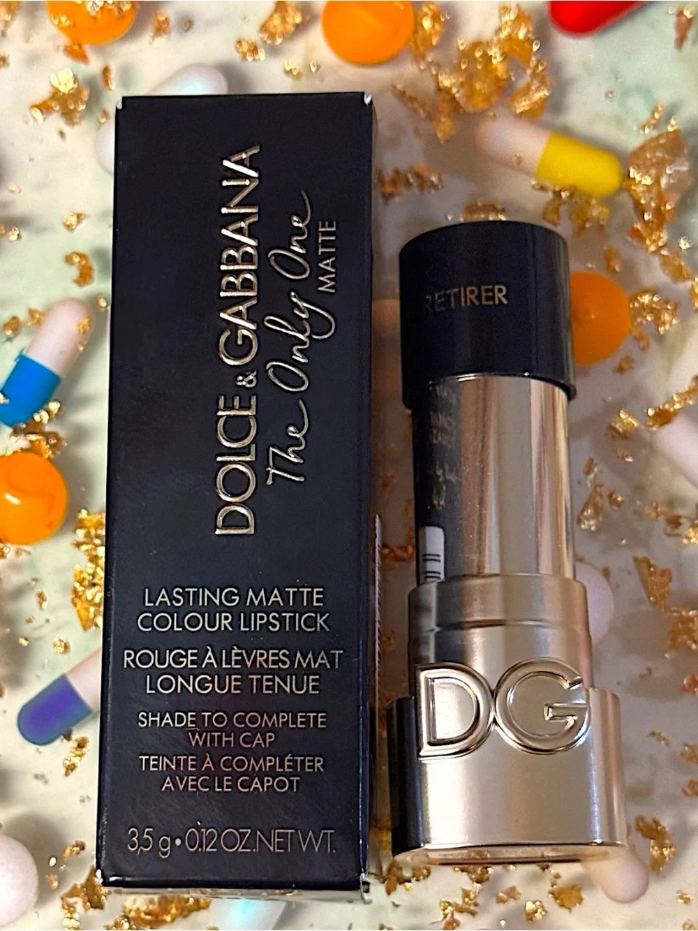 Dolce & Gabbana 3 Pc INTENSEYES Creamy Eyeshadow The Brow Liner Matte Lipstick
